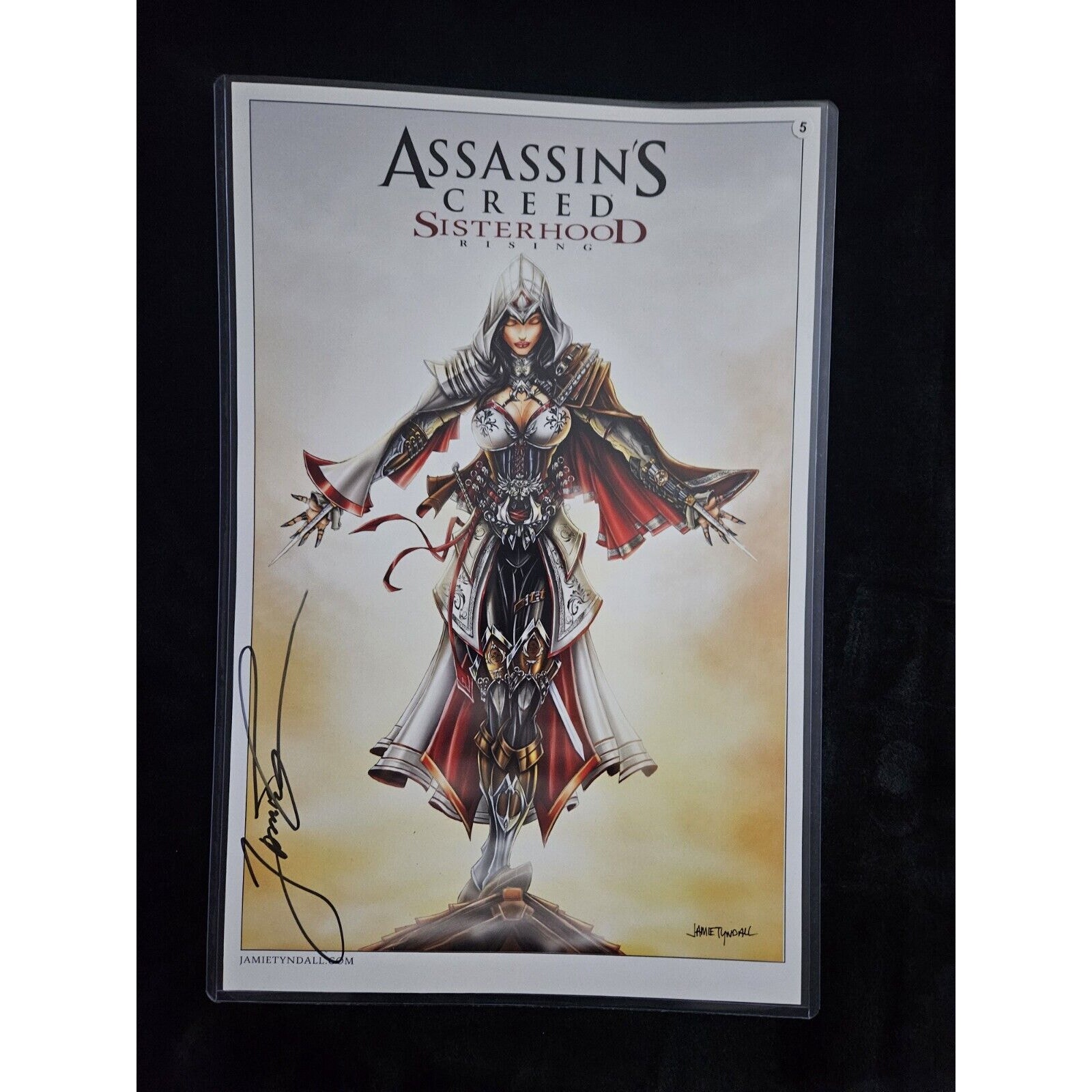 Jamie Tyndall - Assassin's Creed Cosplay - 11 x 17 Art Print - SIGNED w/COA