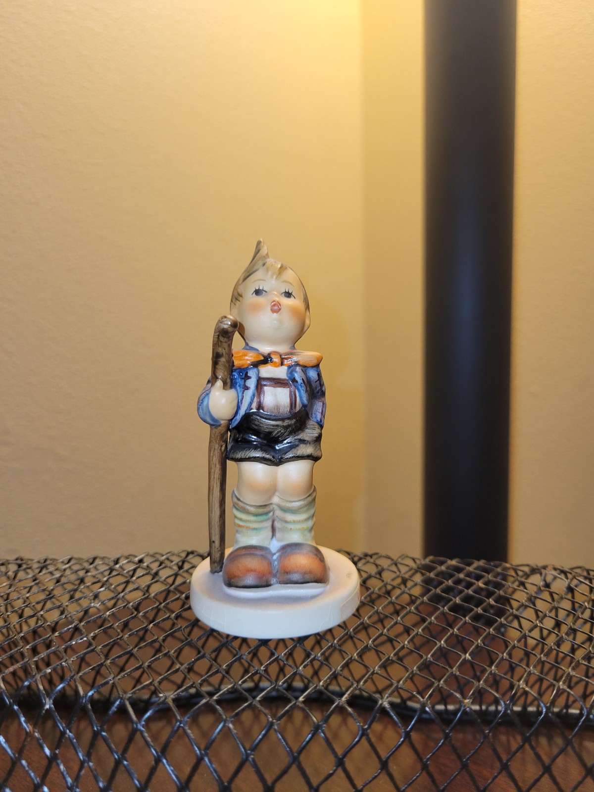 Vintage Globel Hummel 76/7 Boy with Staff Heidelberg Figurine