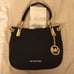 Michael Kors Medium Black Brooke Handbag