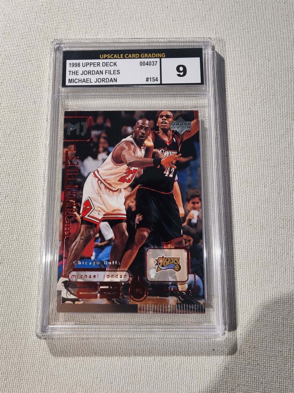 Michael Jordan 1998 Upper Deck Living Legends #154 CardGraded UCG Mint 9