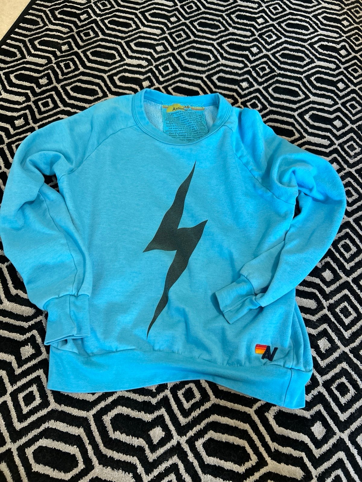 Aviator Nation Bolt Crew NeckSweatshirt Size XS