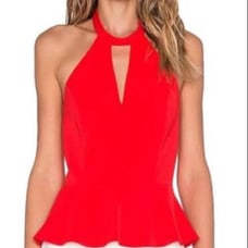 Amanda Uprichard Cecily Peplum