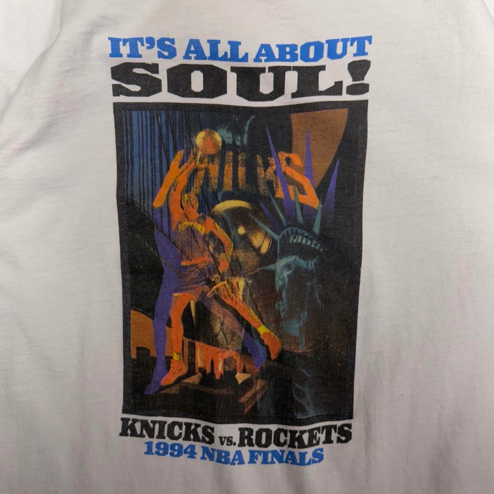 1994 Knicks vs. Rockets XL T-shirts