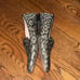 J. Crew Metallic Animal Cheetah Print Smoking Preppy Loafers