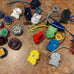 Big Lot of Beyblades Metal Fusion Burst Takra Tomy Launchers spin beyblade