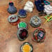 Big Lot of Beyblades Metal Fusion Burst Takra Tomy Launchers spin beyblade