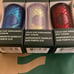 Starbucks Tumbled Azure Blue, Unicorn White & Merlot Red Jeweled- Keychains Set
