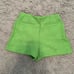 Green zara shorts