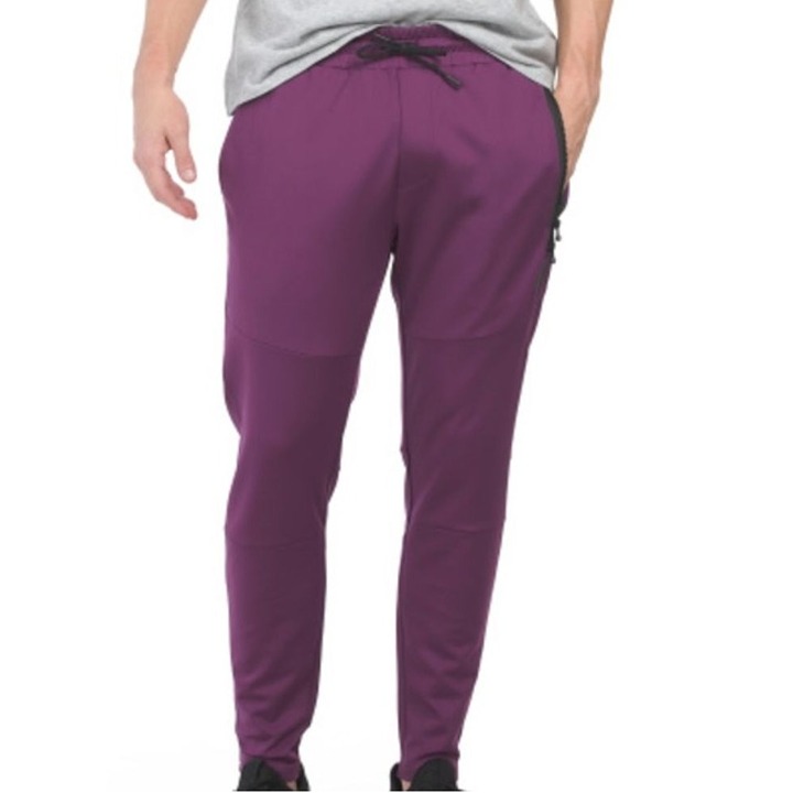 GREYSON Men's Stretch Sequoia Jogger Pants in Aubergine Purple Size XL