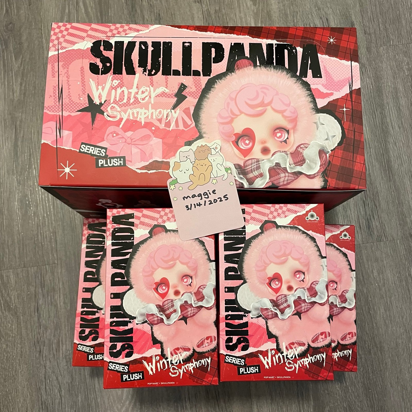 Skullpanda Winter Symphony Plush Pendents