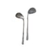 Pewter Golf Serving Spoons