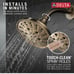 Delta 52669 1.75 GPM Multi Function Shower Head - Lumicoat Champagne Bronze