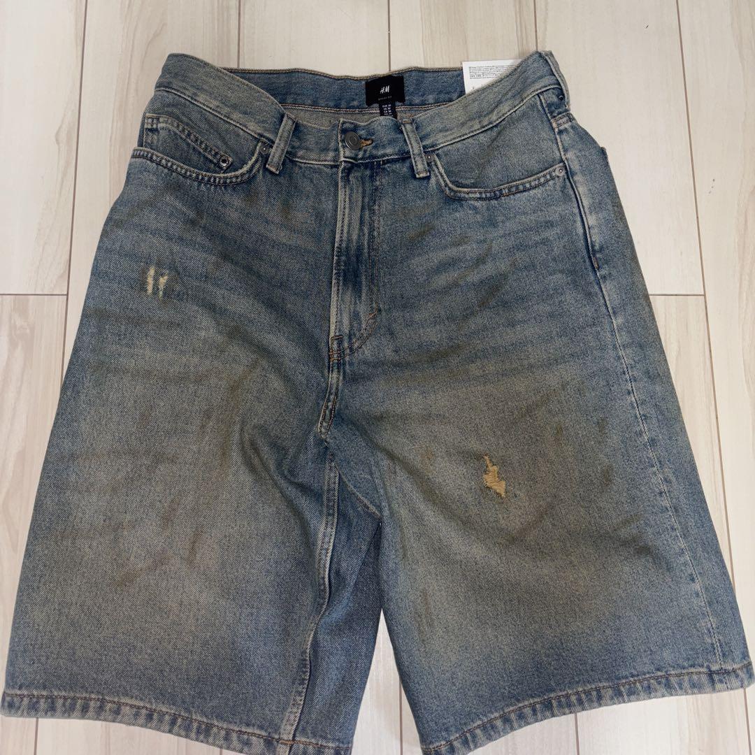H&M Super Buggy Denim Shorts, Size 30