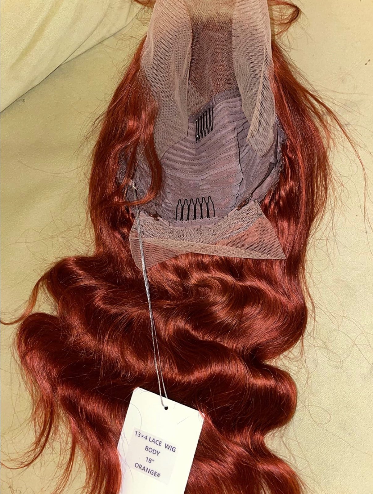 13x4 Ginger Body Wave Lacefront Wig