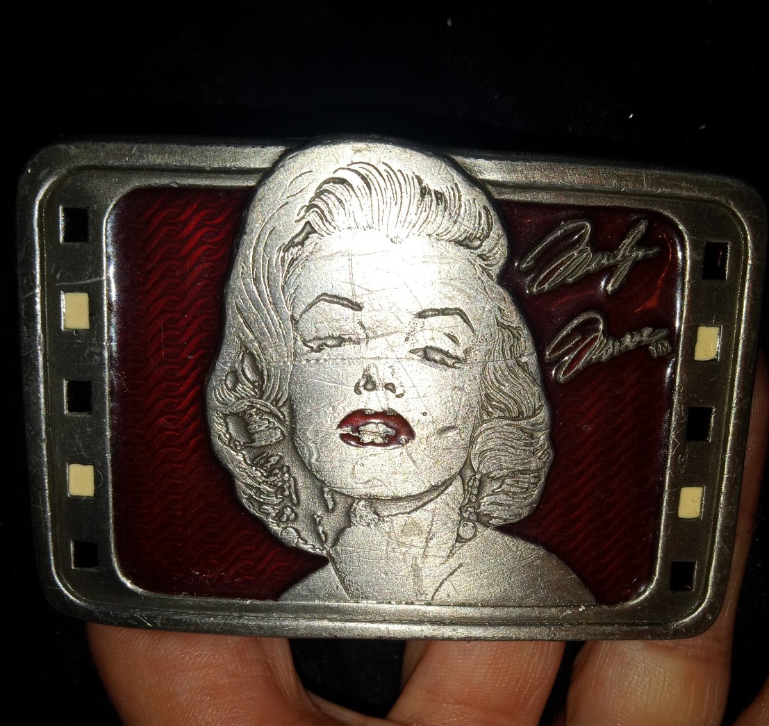 Limited edition Marilyn Monroe belt buckle