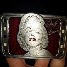 Limited edition Marilyn Monroe belt buckle