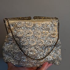 *Vintage very old beaded purse