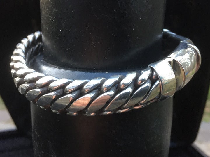 Imperial Weave Bali link bracelet