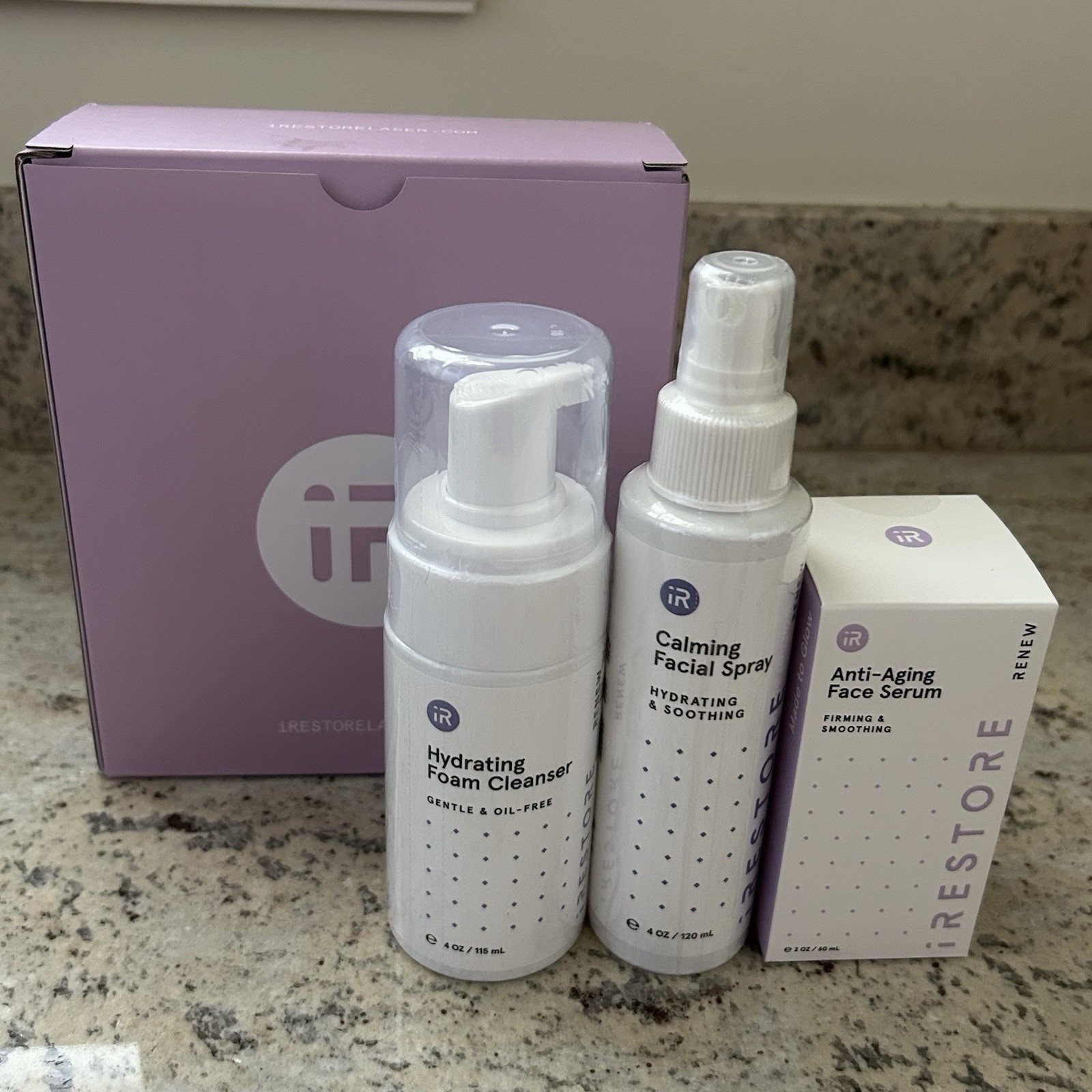 Unopened iRestore Red Light Therapy Skincare Bundle, Brand New, 160.00