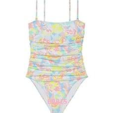 NEW MEDIUM Victoria's Secret Ruched One-Piece Swimsuit in Camo Floral