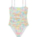 NEW MEDIUM Victoria's Secret Ruched One-Piece Swimsuit in Camo Floral