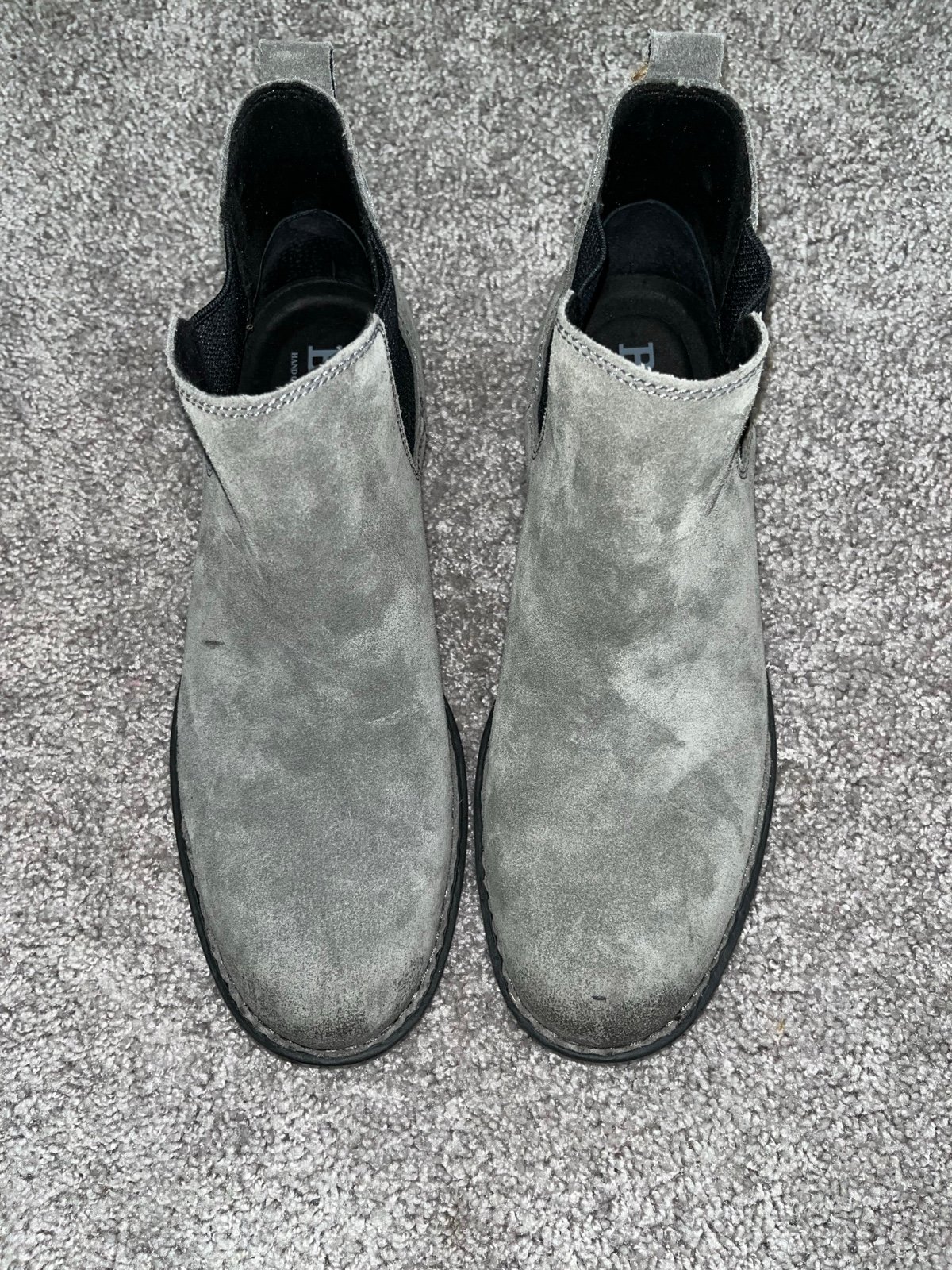 BORN Men's Shane Dark grey Boots, USM-9.5 BM0012942