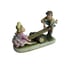 Vintage Porcelain Signed B. Martino Boy Girl Seesaw school child 11 Figurine