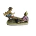 Vintage Porcelain Signed B. Martino Boy Girl Seesaw school child 11 Figurine