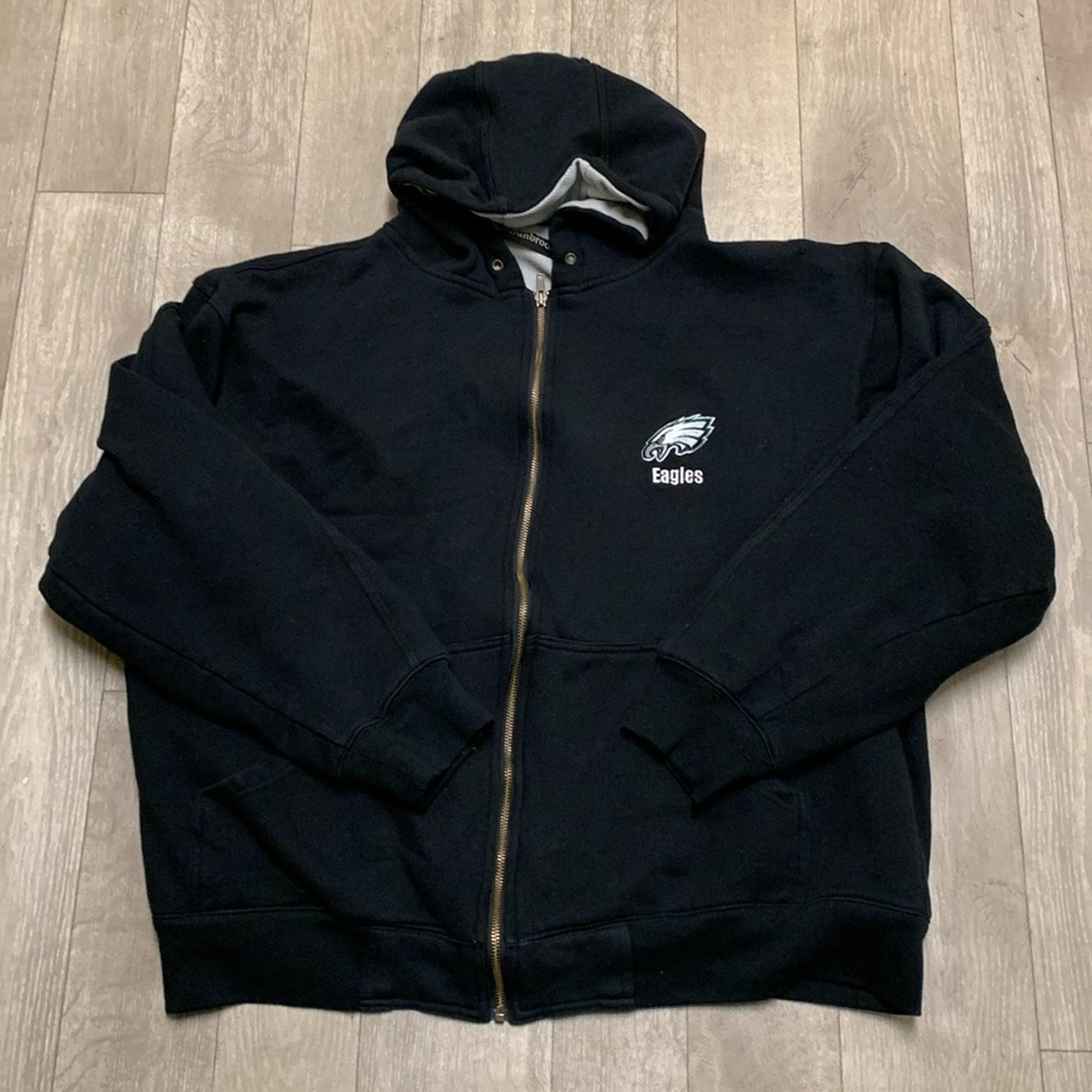 Mens Dunbrooke Philadelphia Eagles Full Zip Insulated Sweatshirt Hoodie Jacket