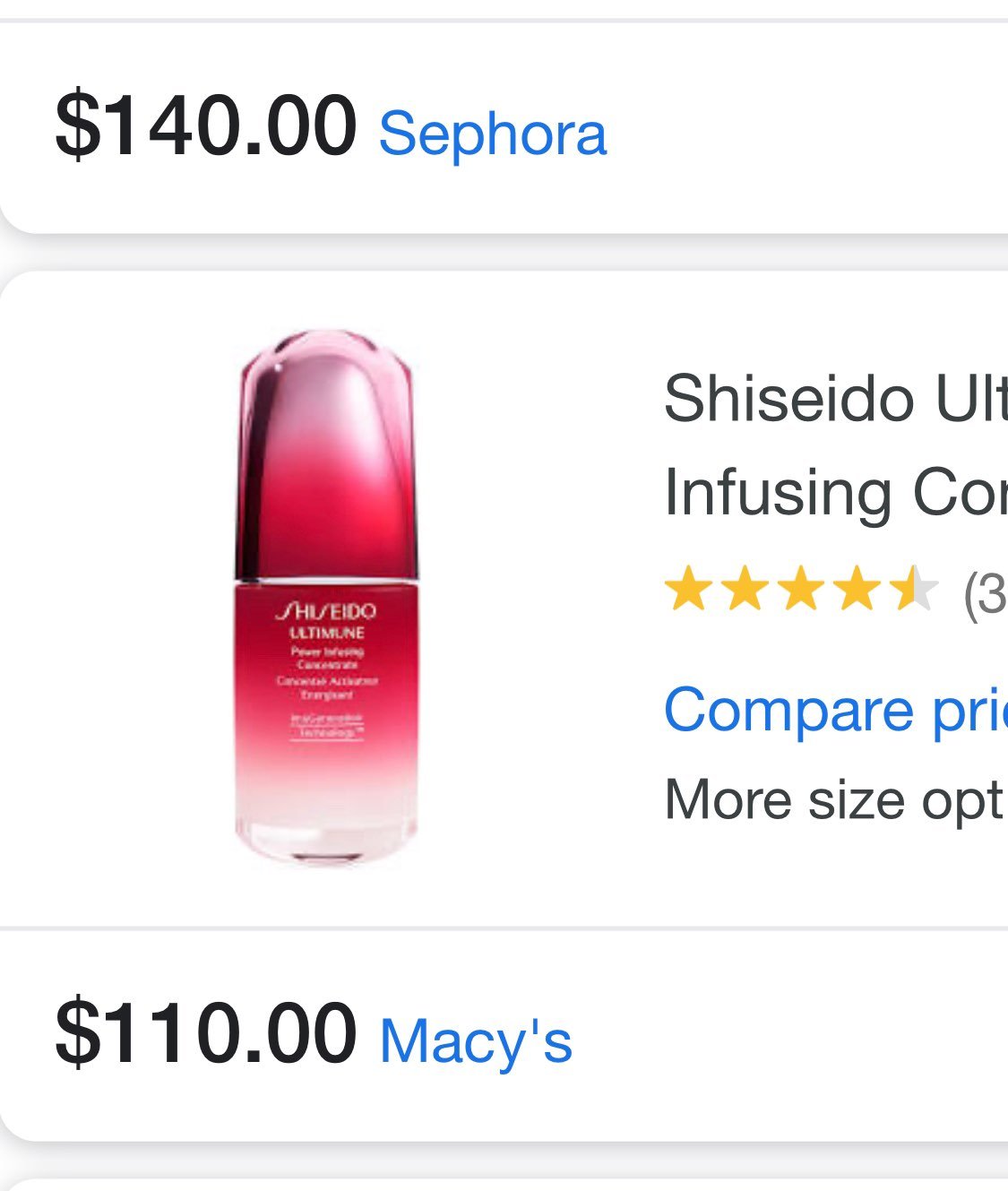 Shiseido ultimune eye 15ml .54 oz