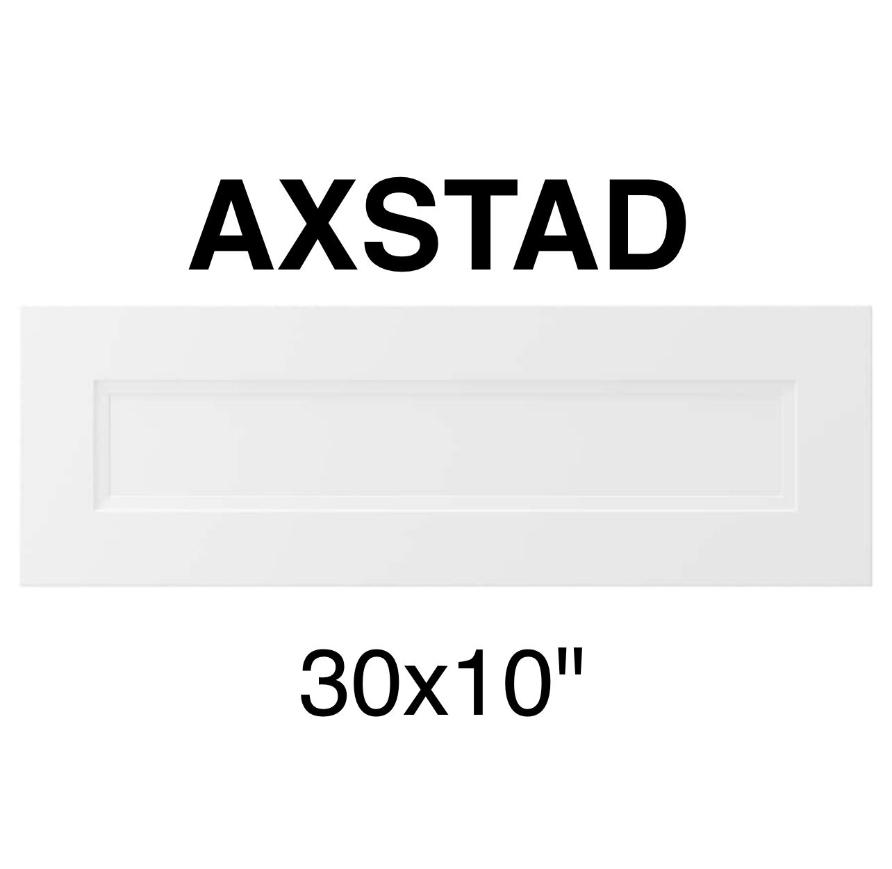 IKEA AXSTAD 30x10 door matt white 907.260.70