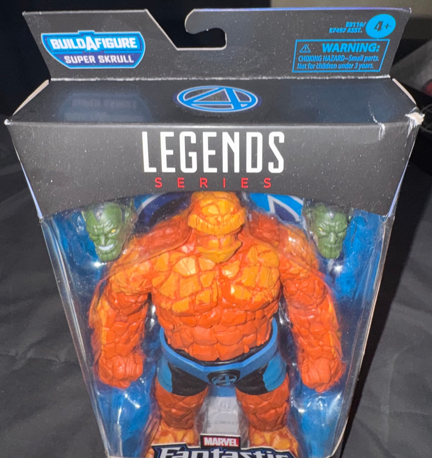 Marvel Legends The Thing Fantastic Four Super Skrull BAF Figure