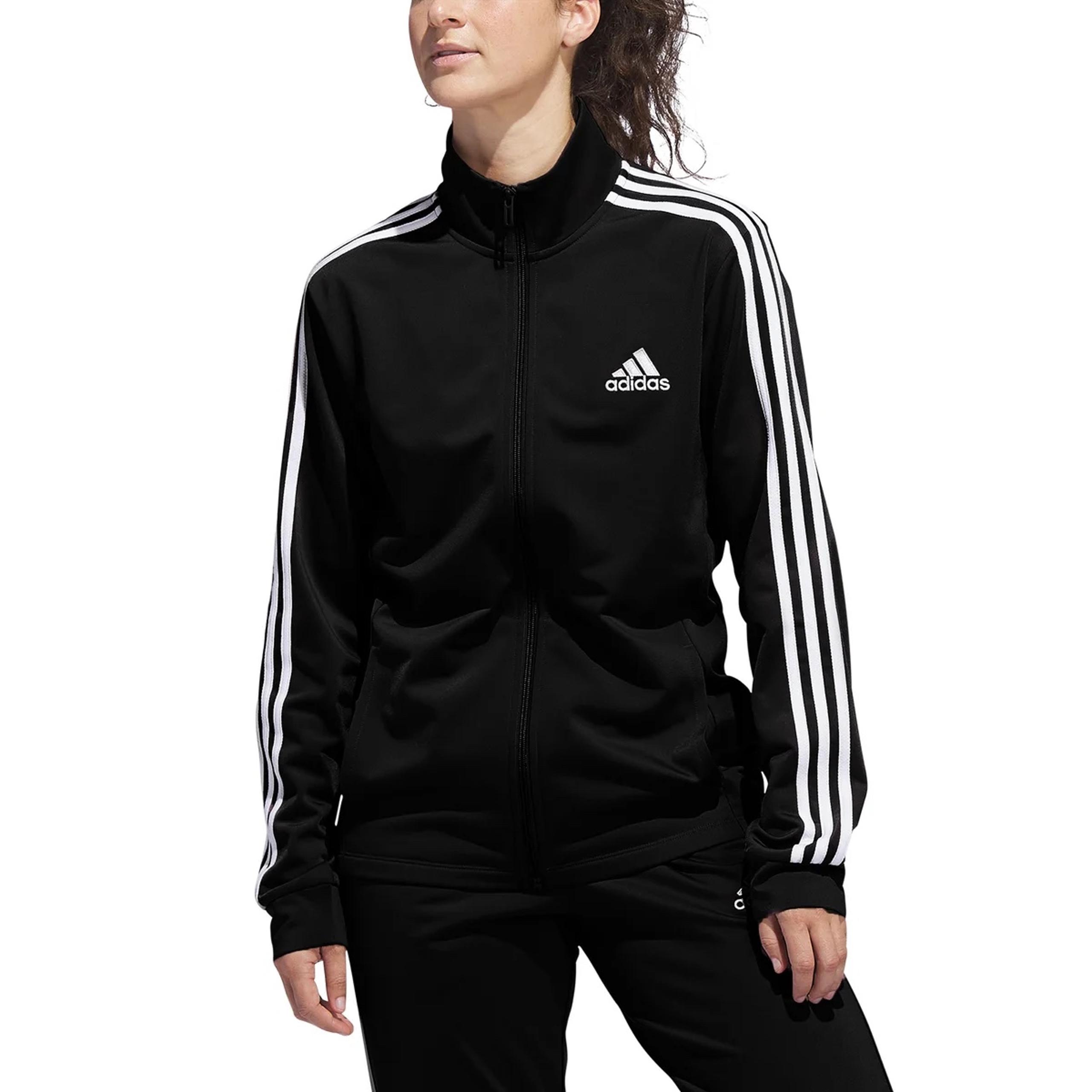 adidas Ladies' 3-Stripes Track Jacket - M