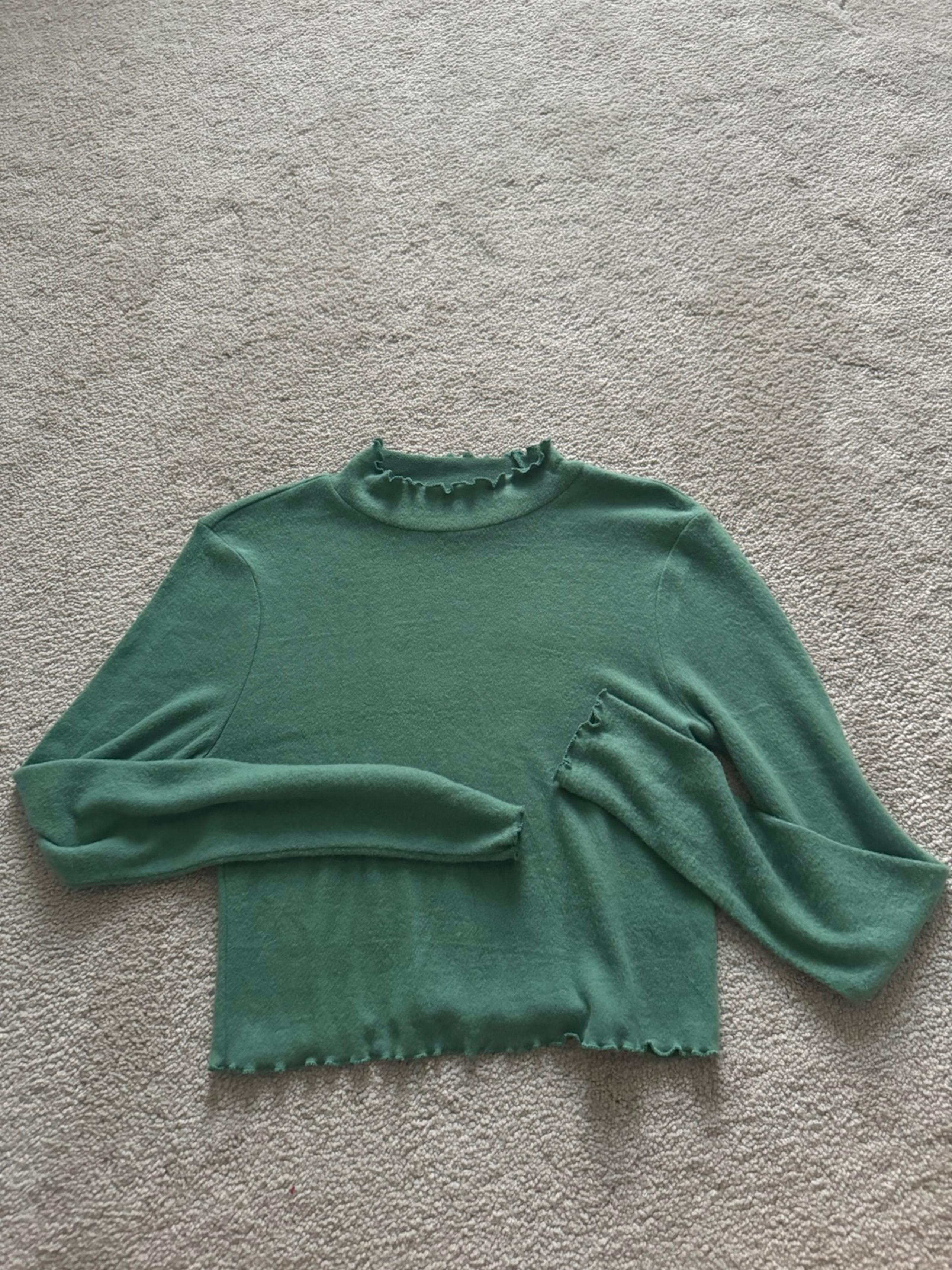 Pacsun Green Long Sleeve Turtle Neck