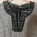 Karl Lagerfeld black and gray tweed mini dress