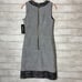 Karl Lagerfeld black and gray tweed mini dress
