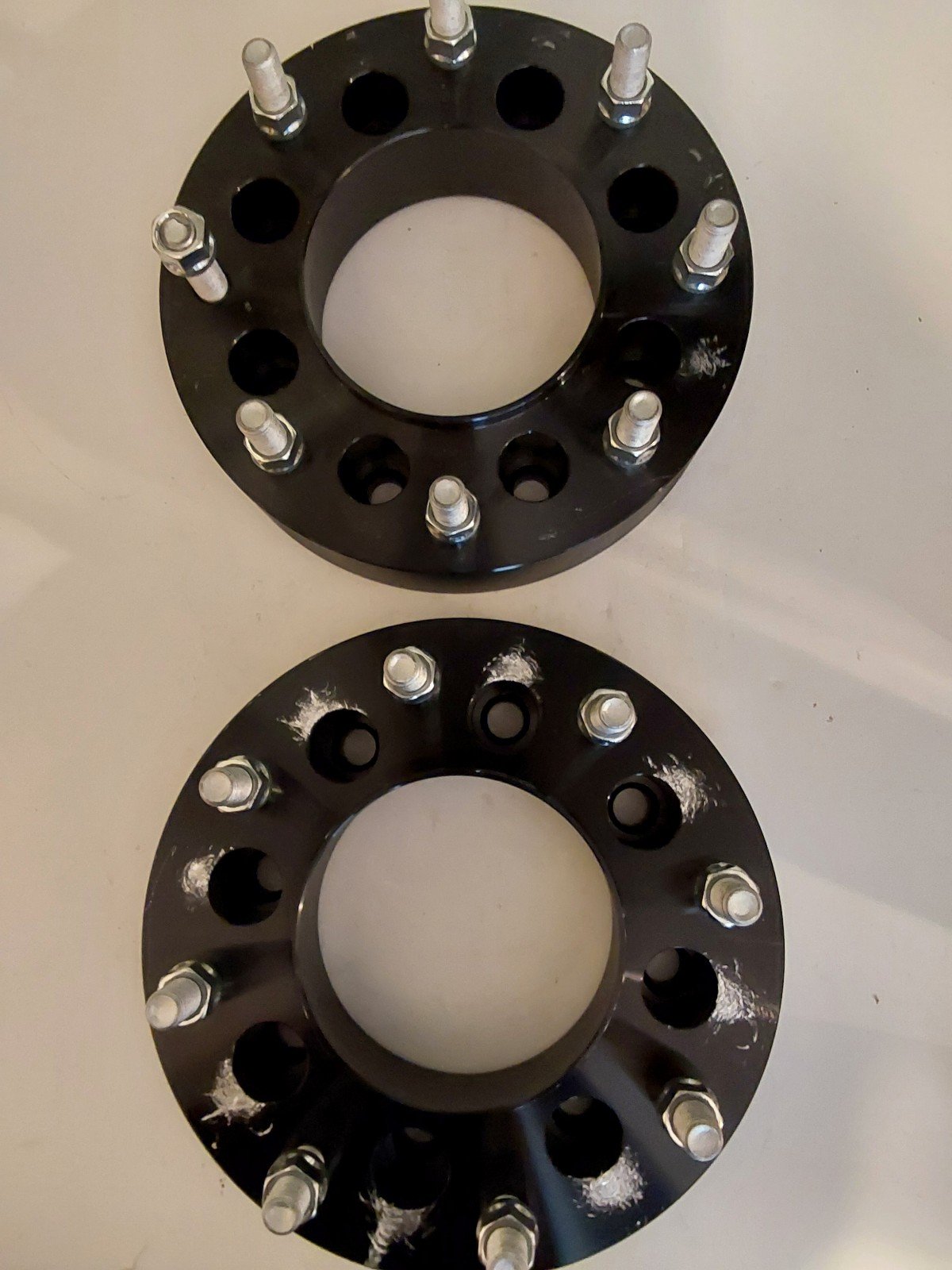 Used 2 pcs 2 inch 8x170 to 8x200 hubcentric wheel adapters