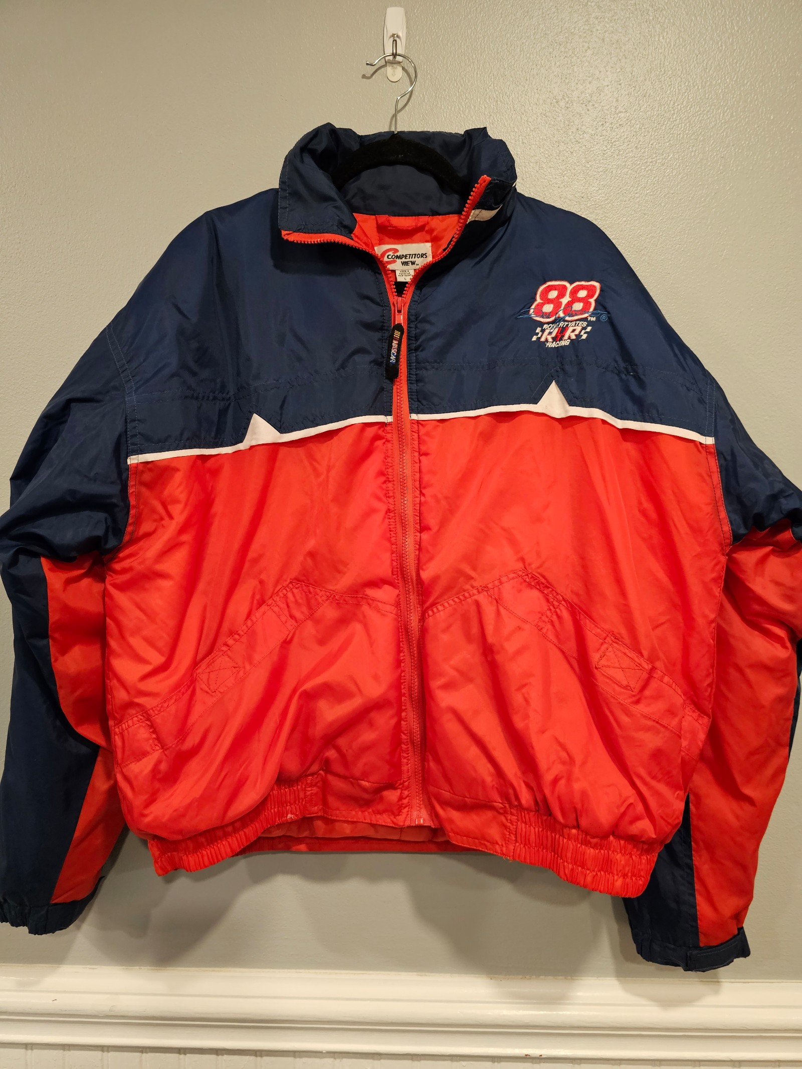 Vintage Nascar Mens Red Jacket L