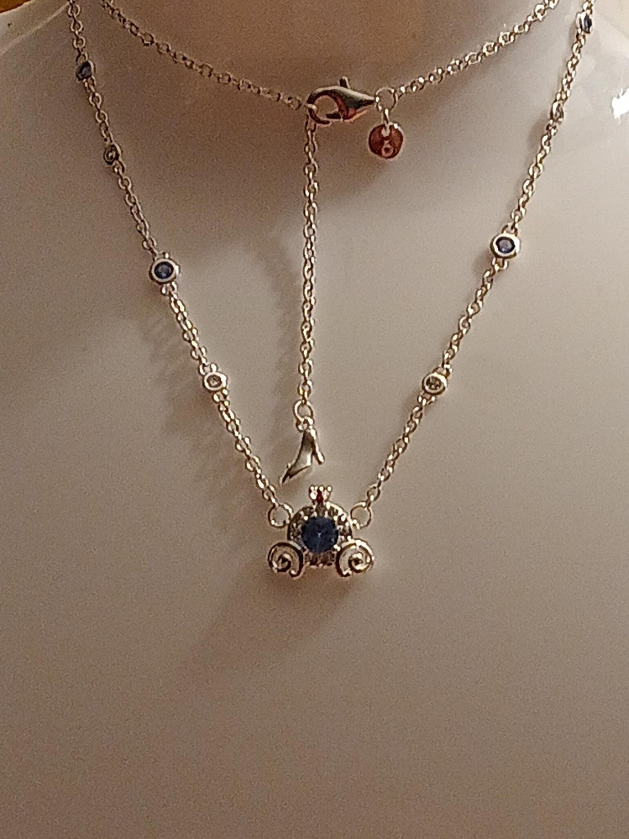Pandora Disneys Cinderellas pumpkin coach 19.8 adj Collier necklace