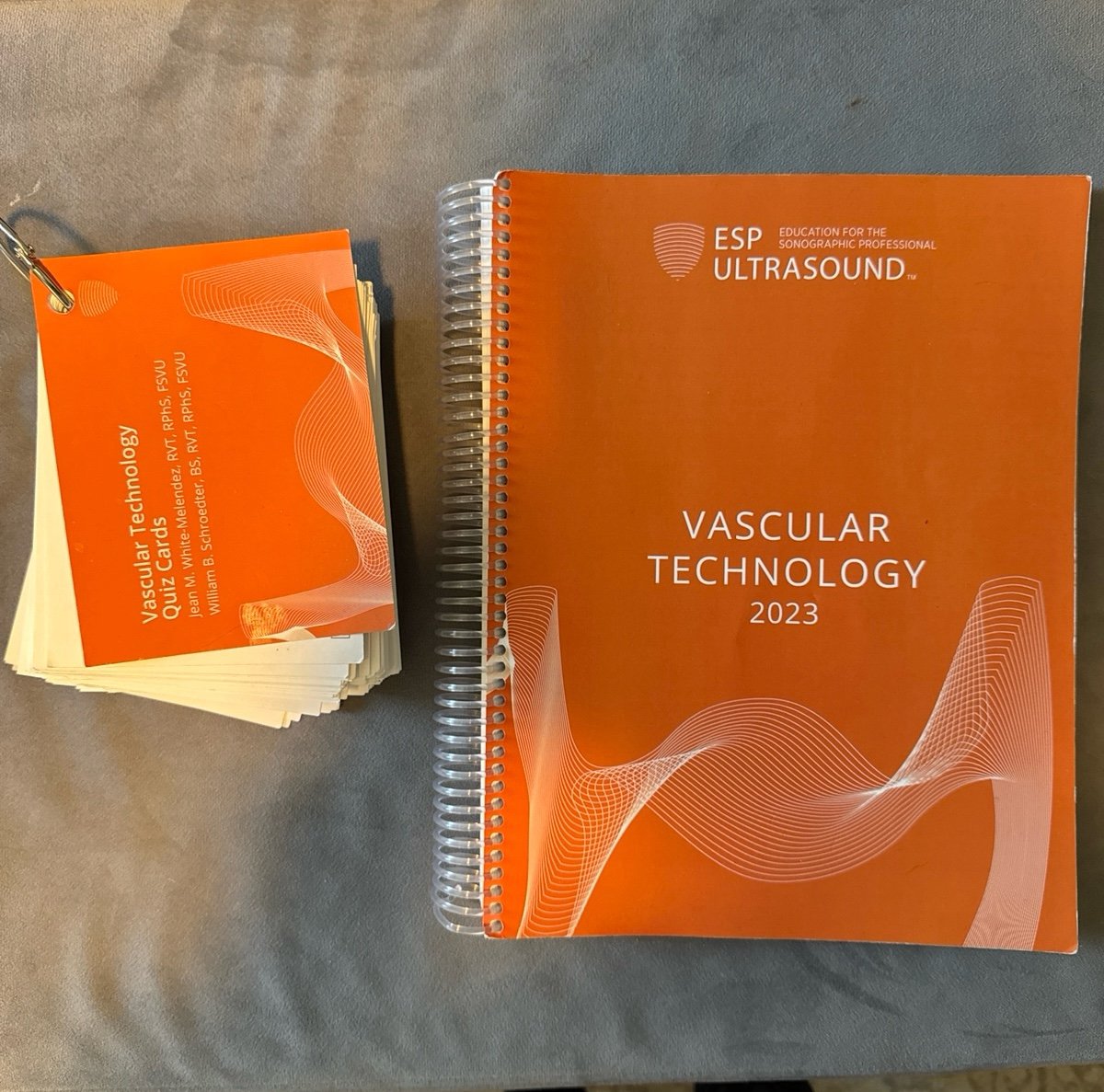 Vascular Technology ESP book and flashcards ultrasound seminar sonography