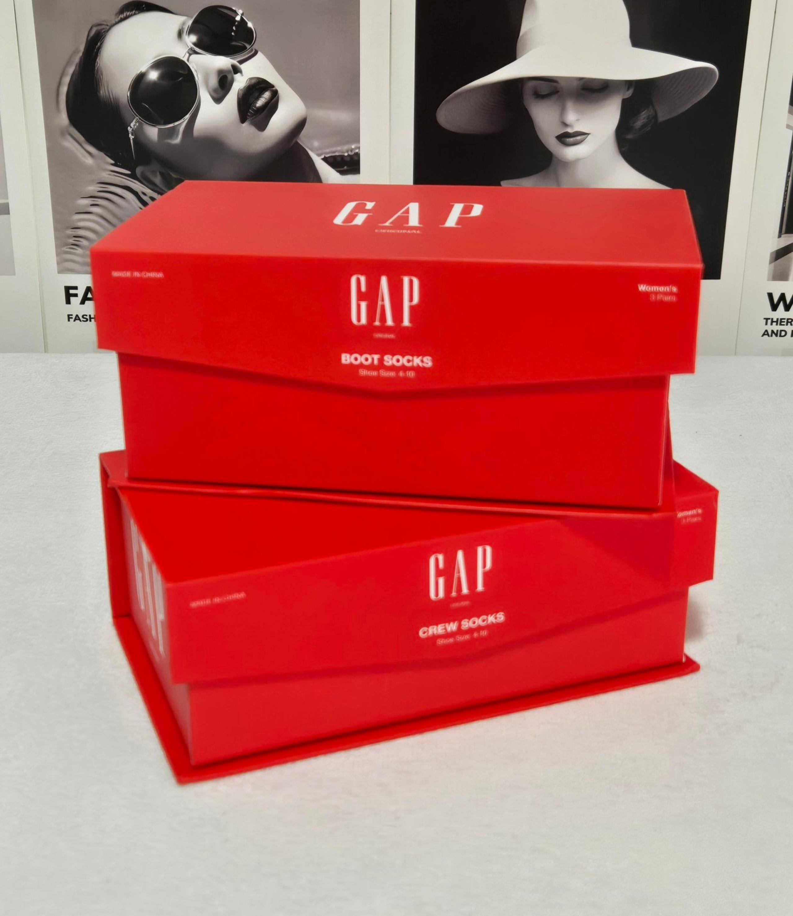 Gap Women's Crew and Boot Socks 6Pair in Total-Brand New in Box