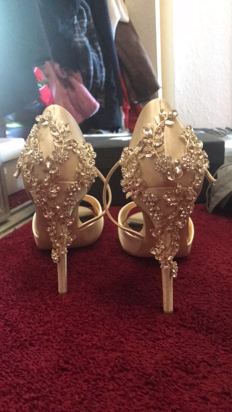 STUNNING Badgley Mischka Bridal Heels