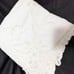 VINTAGE CREAM CUTWORK, FINGER LACE & RIBBON WORK EXTRA LONG TABLECLOTH! PRETTY!