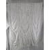 VINTAGE CREAM CUTWORK, FINGER LACE & RIBBON WORK EXTRA LONG TABLECLOTH! PRETTY!