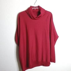 Eileen Fisher merino wool turtle neck relaxed sweater sz M