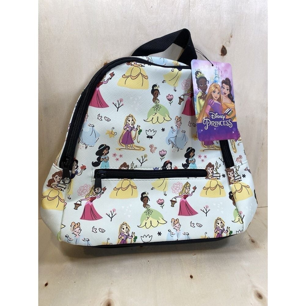 Disney Princess Mini Backpack Bioworld New with Tag Cinderella Jasmine Tiana