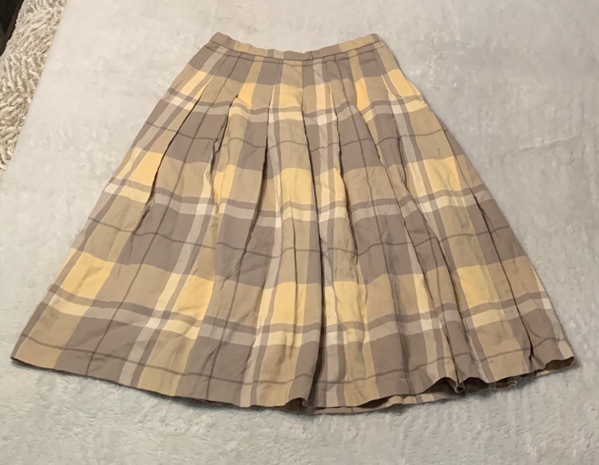 Pendleton // Vintage 100% Virgin Wool Pleated Maxi Skirt