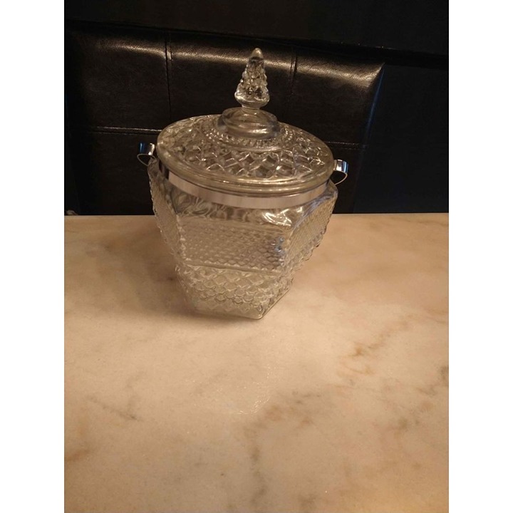 Vintage Crystal Ice Bucket / Wine Cooler - Excellent Condition