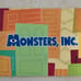 Disney Pixar Monsters, Inc. Lithograph Set of 4