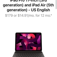 Apple Smart Keyboard Folio for 11-inch iPad Pro (3rd generation)